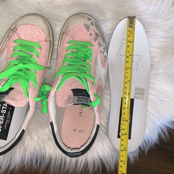 Golden Goose Super Star Penstar Pink Sneakers Size 40 - Picture 15 of 17